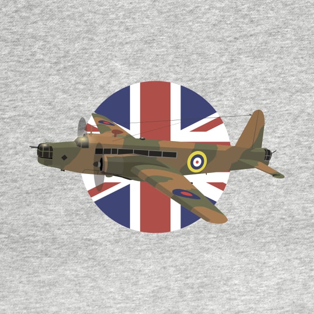 Vickers Wellington British WW2 Airplane by NorseTech